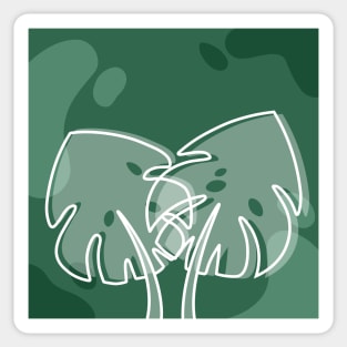 Monstera Plant Sticker